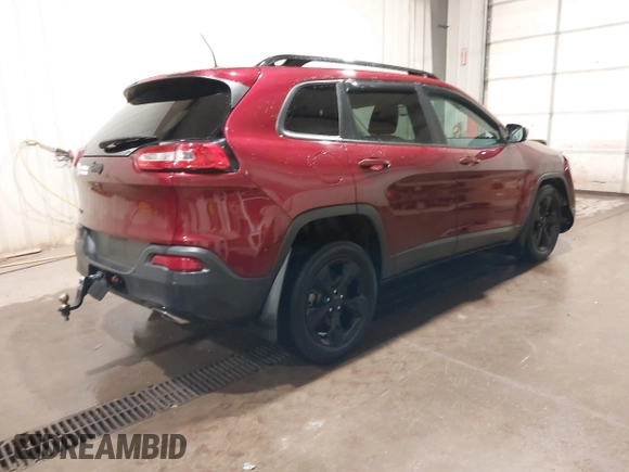 2018 Jeep Cherokee Limited with VIN 1C4PJMDX6JD607623, listed as a IAAI auction lot 41926291 with 87,337 mi miles. Bid and sale history available at carsss.com. Image 4.