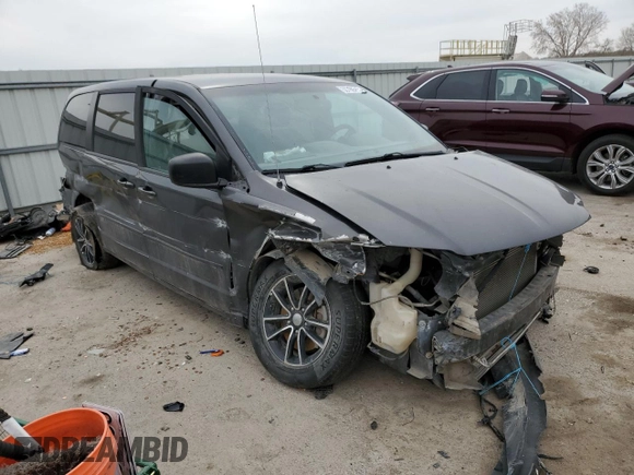 2015 Dodge Grand Caravan SE with VIN 2C4RDGBGXFR709645, listed as a Copart auction lot 50790715 with Not Provided miles and Salvage Title. Bid and sale history available at DreamBid. Image 4.