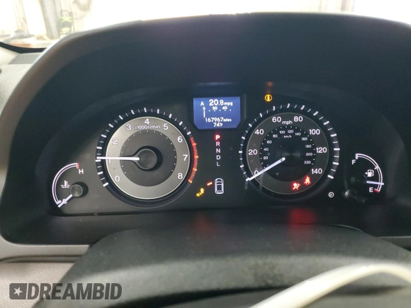 2015 Honda Odyssey Touring Elite with VIN 5FNRL5H99FB005576, listed as a Copart auction lot 58963215 with 167,967 mi miles and Salvage title. Bid and sale history available at DreamBid. Image 9.