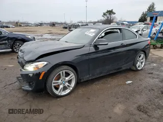 2015 BMW 2 Series 228i xDrive with VIN WBA1F7C51FVX95555, listed as a Copart auction lot 86795714 with 135,008 mi miles and Clean Title. Bid and sale history available at carsss.com. Image 1.
