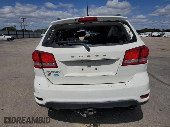 2018 Dodge Journey SXT with VIN 3C4PDDBG6JT141759, listed as a Copart auction lot 53974645 with 142,335 mi miles and Salvage title. Bid and sale history available at DreamBid. Image 6.