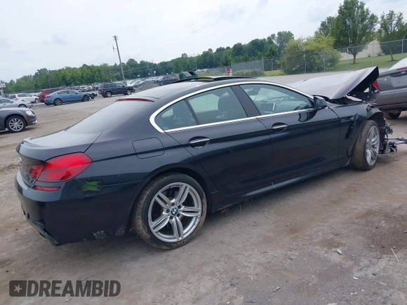 2013 BMW 6 Series 650i xDrive with VIN WBA6B4C56DD098367, listed as a IAAI auction lot 39926691 with 99,178 mi miles. Bid and sale history available at carsss.com. Image 4.