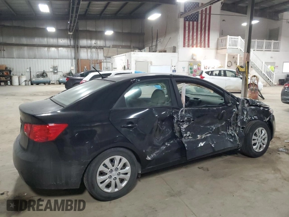 2011 Kia Forte LX with VIN KNAFT4A28B5436736, listed as a Copart auction lot 89303965 with 120,058 mi miles and Salvage Title. Bid and sale history available at carsss.com. Image 3.