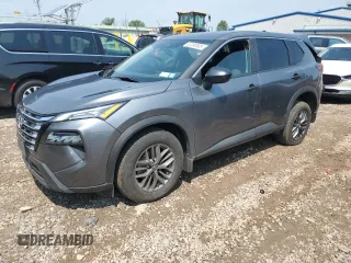 2024 Nissan Rogue S with VIN 5N1BT3AB8RC741568, listed as a Copart auction lot 62090805 with 9,844 mi miles and Salvage title. Bid and sale history available at DreamBid. Image 1.