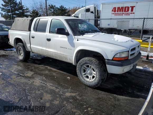 2002 Dodge Dakota Sport with VIN 1B7HG38NX2S637243, listed as a Copart auction lot 45389675 with 173,333 mi miles and Salvage Title. Bid and sale history available at carsss.com. Image 4.