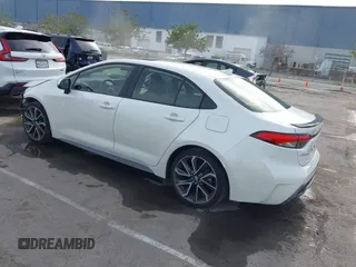 2021 Toyota Corolla XSE with VIN JTDT4MCE5MJ059366, listed as a IAAI auction lot 41692920 with 25,619 mi miles. Bid and sale history available at carsss.com. Image 3.