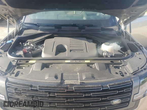 2025 Land Rover Range Rover SE with VIN SALKPBFU6SA291703, listed as a Copart auction lot 63094105 with 2,577 mi miles and Salvage title. Bid and sale history available at DreamBid. Image 12.