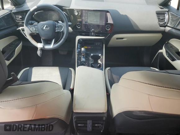 2024 Lexus NX 350h Premium with VIN 2T2GKCEZ5RC023130, listed as a Copart auction lot 55569605 with 22,705 mi miles and Salvage title. Bid and sale history available at DreamBid. Image 8.