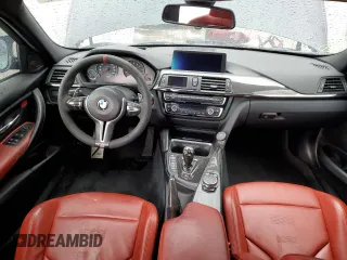 2015 BMW M3 with VIN WBS3C9C51FP805725, listed as a Copart auction lot 73618122 with 77,864 mi miles. Bid and sale history available at carsss.com. Image 8.