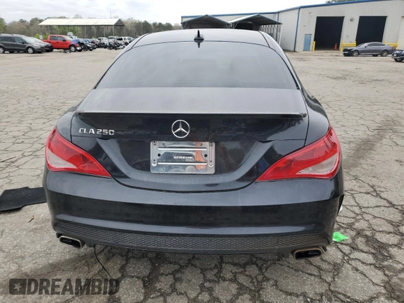 2015 Mercedes-Benz CLA 250 with VIN WDDSJ4EB2FN253961, listed as a Copart auction lot 49778695 with 93,409 mi miles and Salvage Title. Bid and sale history available at DreamBid. Image 6.
