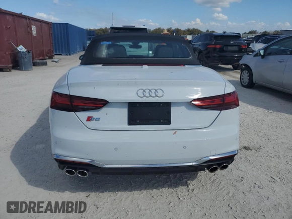 2023 Audi S5 Premium Plus z VIN WAUY4GF58PN007050, wystawiony jako Copart lot #75691014 z przebiegiem 388 mil mil oraz Nie do naprawy. Historia ofert i sprzedaży dostępna na DreamBid. Obrazek 6.