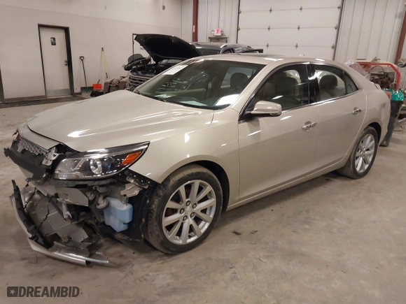 2013 Chevrolet Malibu LTZ with VIN 1G11H5SA0DF176624, listed as a IAAI auction lot 41478587 with 89,206 mi miles. Bid and sale history available at carsss.com. Image 2.