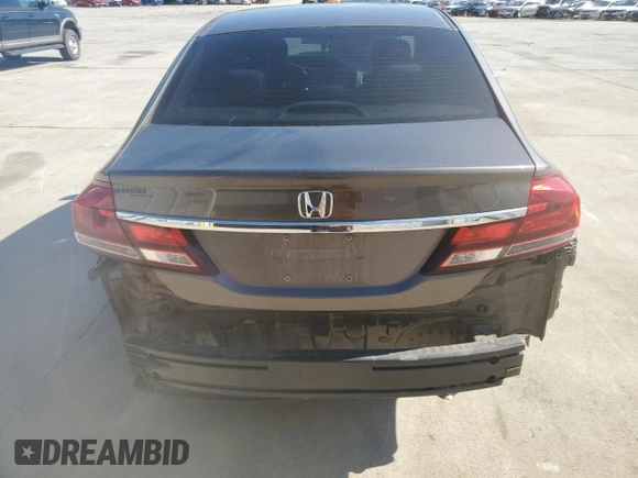2013 Honda Civic LX with VIN 2HGFB2F58DH533641, listed as a Copart auction lot 58331725 with 79,830 mi miles and Salvage title. Bid and sale history available at DreamBid. Image 6.
