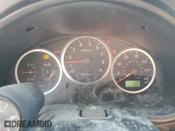 2005 Subaru Impreza WRX с VIN JF1GD29665G510153, выставлен на аукционе Copart как лот 58356965 с пробегом 195 665 миль миль и Списание • Salvage title. История ставок и продаж доступна на DreamBid. Изображение 9.