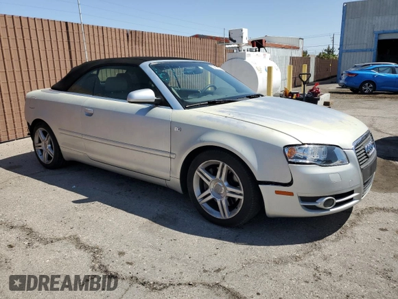 2008 Audi A4 2.0T with VIN WAUAF48H58K016812, listed as a Copart auction lot 52417745 with 84,468 mi miles and Salvage title. Bid and sale history available at DreamBid. Image 4.