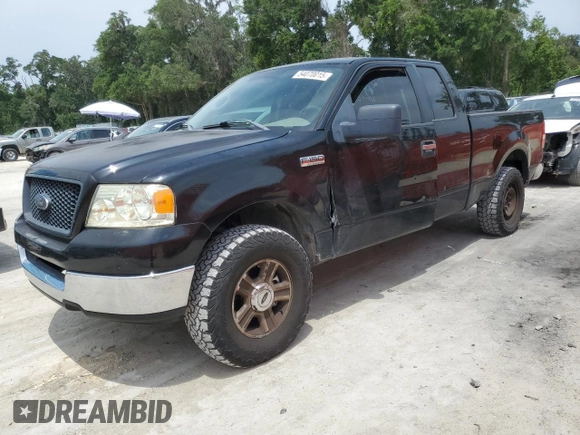 2005 Ford F-150 XLT z VIN 1FTPX12515FB44007, wystawiony jako Copart lot #54070015 z przebiegiem 153 580 mil mil oraz Szkoda całkowita • Salvage title. Historia ofert i sprzedaży dostępna na DreamBid. Obrazek 1.