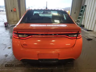 2015 Dodge Dart GT with VIN 1C3CDFEB9FD363434, listed as a Copart auction lot 53495305 with 122,244 mi miles and Clean Title. Bid and sale history available at carsss.com. Image 6.
