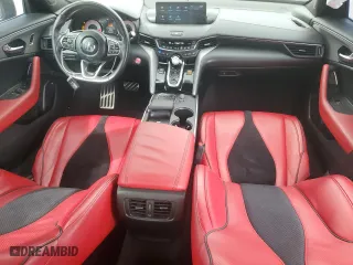 2021 Acura TLX w/A-Spec Package with VIN 19UUB5F56MA004051, listed as a Copart auction lot 46199585 with 58,623 mi miles and Salvage Title. Bid and sale history available at carsss.com. Image 8.