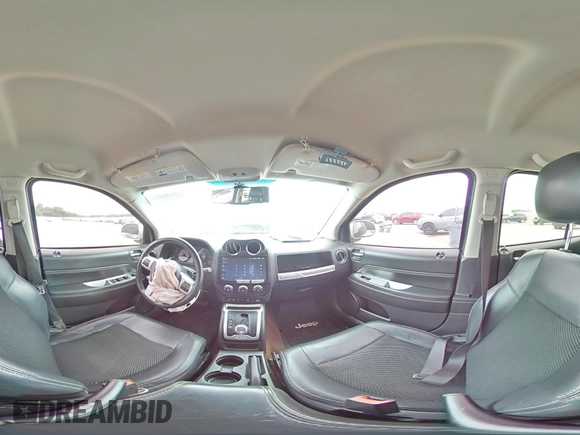 2016 Jeep Compass Latitude with VIN 1C4NJCEA4GD614932, listed as a Copart auction lot 60508845 with 144,833 mi miles and Salvage title. Bid and sale history available at DreamBid. Image 15.