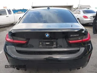2023 BMW 3 Series 330i with VIN 3MW69FF00P8D17350, listed as a IAAI auction lot 41447178 with 23,372 mi miles. Bid and sale history available at carsss.com. Image 16.
