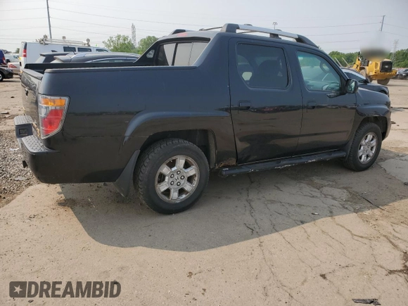 2008 Honda Ridgeline RTL with VIN 2HJYK16548H533610, listed as a Copart auction lot 59674165 with 255,565 mi miles and Clean title. Bid and sale history available at DreamBid. Image 3.