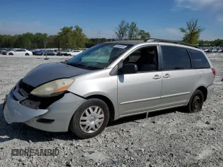 2007 Toyota Sienna CE with VIN 5TDZK23C37S047971, listed as a Copart auction lot 52540665 with 244,761 mi miles and Salvage Title. Bid and sale history available at carsss.com. Image 1.