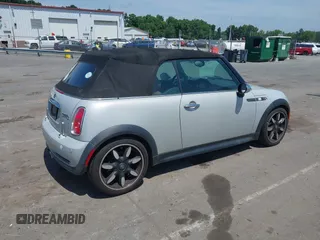 2008 MINI Convertible S with VIN WMWRH335X8TU80600, listed as a IAAI auction lot 42558412 with 105,970 mi miles and . Bid and sale history available at DreamBid. Image 4.
