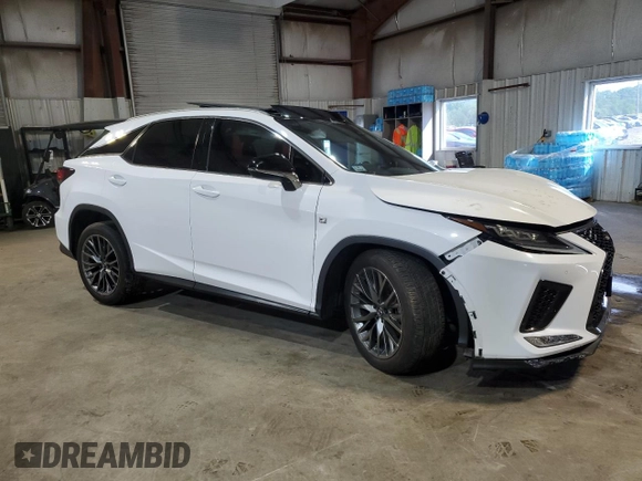 2020 Lexus RX 350 F Sport Performance z VIN 2T2YZMDA5LC237737, wystawiony jako Copart lot #58636475 z przebiegiem 86 257 mil mil oraz Szkoda całkowita • Salvage title. Historia ofert i sprzedaży dostępna na DreamBid. Obrazek 4.