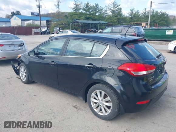 2015 Kia Forte 5-Door EX with VIN KNAFX5A87F5310145, listed as a IAAI auction lot 42031351 with 75,672 mi miles. Bid and sale history available at carsss.com. Image 3.