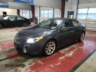 2012 Buick Regal GS with VIN 2G4GV5GV0C9214748, listed as a Copart auction lot 45017815 with 177,255 mi miles and Salvage Title. Bid and sale history available at carsss.com. Image 1.