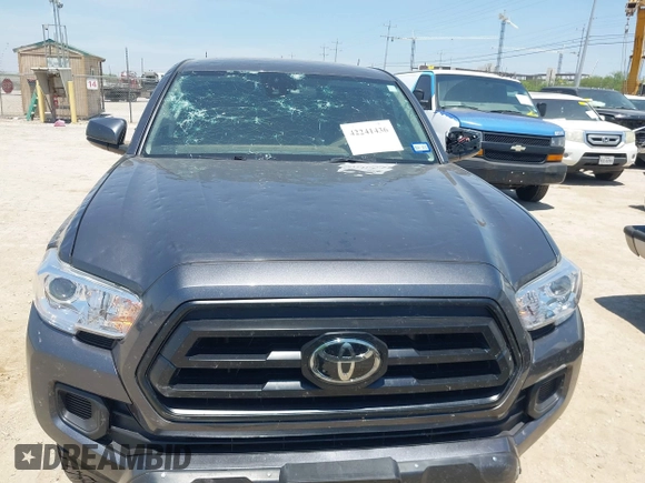 2021 Toyota Tacoma SR with VIN 3TYAX5GN3MT015565, listed as a IAAI auction lot 42241436 with 46,921 mi miles and . Bid and sale history available at DreamBid. Image 6.