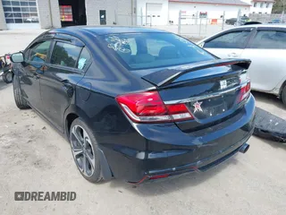 2015 Honda Civic Sedan Si with VIN 2HGFB6E5XFH701937, listed as a IAAI auction lot 42002072 with 106,950 mi miles. Bid and sale history available at carsss.com. Image 3.