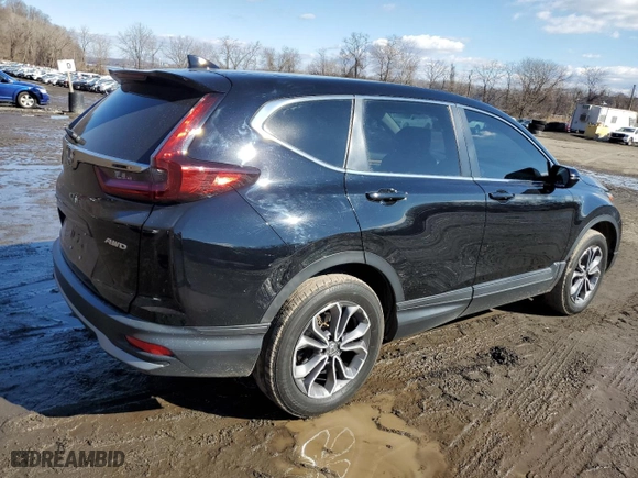 2021 Honda CR-V EX-L with VIN 2HKRW2H81MH653148, listed as a Copart auction lot 47107495 with 60,120 mi miles and Salvage Title. Bid and sale history available at carsss.com. Image 3.