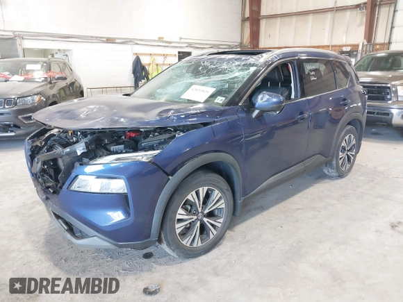 2021 Nissan Rogue SV z VIN 5N1AT3BB6MC757321, wystawiony jako IAAI lot #42035826 z przebiegiem 45 443 mil mil oraz . Historia ofert i sprzedaży dostępna na DreamBid. Obrazek 18.