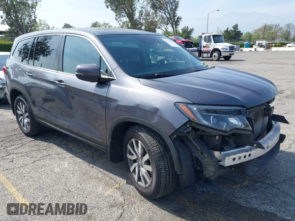 2020 Honda Pilot EX-L z VIN 5FNYF6H50LB047202, wystawiony jako IAAI lot #42117776 z przebiegiem 119 726 mil mil oraz . Historia ofert i sprzedaży dostępna na DreamBid. Obrazek 1.