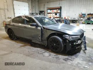 2019 BMW 5 Series 540i xDrive with VIN WBAJE7C55KWW05568, listed as a Copart auction lot 42807505 with 58,611 mi miles and Salvage Title. Bid and sale history available at carsss.com. Image 4.
