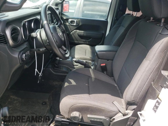 2022 Jeep Wrangler Sport with VIN 1C4HJXAG2NW277421, listed as a Copart auction lot 63097913 with 25,141 mi miles and . Bid and sale history available at DreamBid. Image 7.
