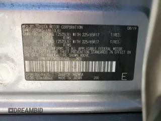 2019 Toyota RAV4 XLE with VIN JTMW1RFV3KD038428, listed as a Copart auction lot 53186505 with 60,927 mi miles and Salvage Title. Bid and sale history available at carsss.com. Image 15.