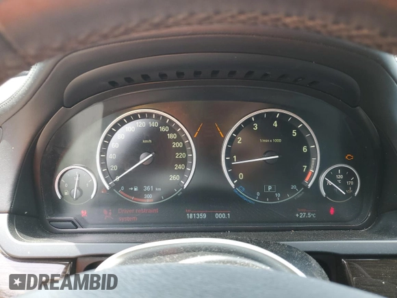 2014 BMW 7 Series ALPINA B7 xDrive with VIN WBAYF8C58ED652837, listed as a Copart auction lot 63598555 with 181,359 mi miles and Salvage title. Bid and sale history available at DreamBid. Image 9.