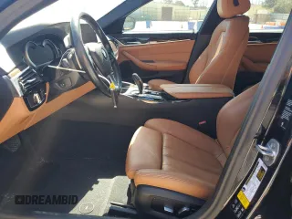 2019 BMW 5 Series 540i xDrive with VIN WBAJE7C58KWW19058, listed as a Copart auction lot 48414445 with 56,506 mi miles and Salvage Title. Bid and sale history available at carsss.com. Image 7.