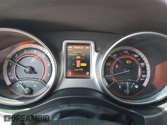 2018 Dodge Journey Crossroad with VIN 3C4PDCGG3JT346734, listed as a Copart auction lot 64382715 with 149,224 mi miles and Salvage title. Bid and sale history available at DreamBid. Image 9.