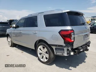 2023 Ford Expedition Platinum z VIN 1FMJU1L80PEA20712, wystawiony jako Copart lot #63437915 z przebiegiem Nie podano mil oraz Szkoda całkowita • Salvage title. Historia ofert i sprzedaży dostępna na DreamBid. Obrazek 2.