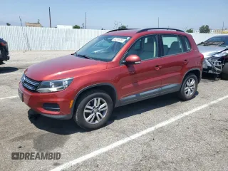 2016 Volkswagen Tiguan S z VIN WVGAV7AX7GW084184, wystawiony jako Copart lot #60519265 z przebiegiem 115 736 mil mil oraz Czysty tytuł • Clean title. Historia ofert i sprzedaży dostępna na DreamBid. Obrazek 1.