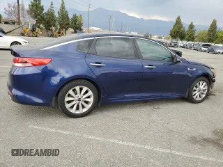 2018 Kia Optima LX с VIN 5XXGT4L38JG263985, выставлен на аукционе Copart как лот 59634065 с пробегом 53 690 миль миль и Списание • Salvage title. История ставок и продаж доступна на DreamBid. Изображение 3.