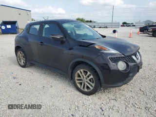 2016 Nissan Juke S with VIN JN8AF5MR4GT600316, listed as a Copart auction lot 55077195 with 94,702 mi miles and Salvage Title. Bid and sale history available at DreamBid. Image 4.