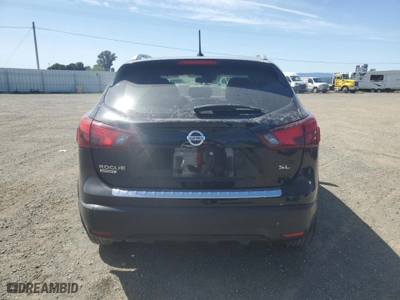 2017 Nissan Rogue Sport S with VIN JN1BJ1CP4HW031915, listed as a Copart auction lot 52046395 with 117,414 mi miles and Salvage Title. Bid and sale history available at carsss.com. Image 6.