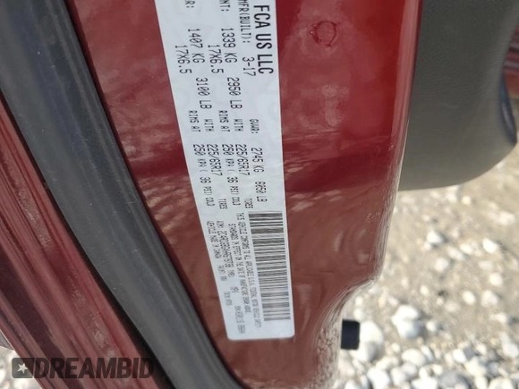 2017 Dodge Grand Caravan SE with VIN 2C4RDGBGXHR678738, listed as a Copart auction lot 44819485 with 100,940 mi miles and Salvage Title. Bid and sale history available at DreamBid. Image 14.