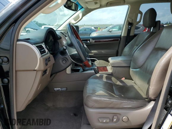 2012 Lexus GX 460 Premium with VIN JTJJM7FX8C5045942, listed as a Copart auction lot 55118005 with 183,005 mi miles and Salvage title. Bid and sale history available at DreamBid. Image 7.