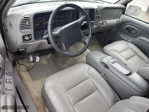 1997 Chevrolet Tahoe with VIN 3GNEK18R7VG115312, listed as a Copart auction lot 89409665 with 187,159 mi miles and Salvage Title. Bid and sale history available at carsss.com. Image 8.