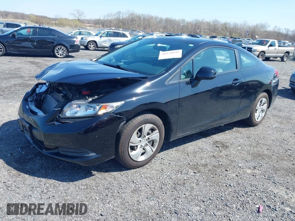 2013 Honda Civic LX with VIN 2HGFG3B5XDH524047, listed as a IAAI auction lot 41934699 with 75,838 mi miles and . Bid and sale history available at DreamBid. Image 2.